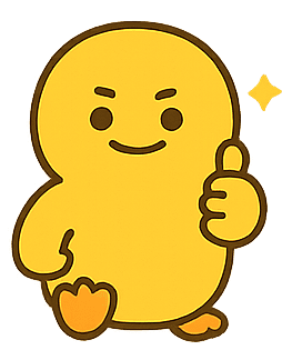 Bibiduck healing duck illustration