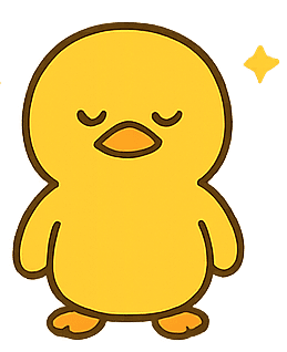 Bibiduck healing duck illustration