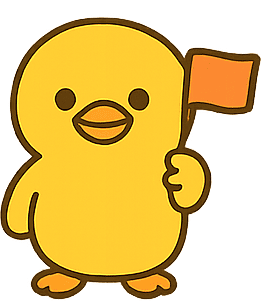 Bibiduck healing duck illustration