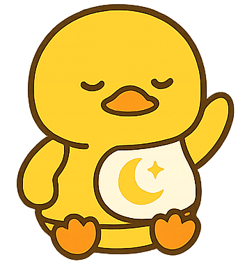 Bibiduck healing duck illustration