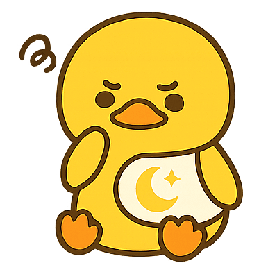 Bibiduck healing duck illustration