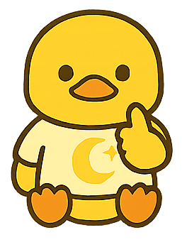 Bibiduck healing duck illustration