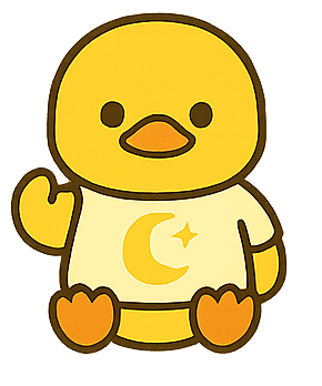 Bibiduck healing duck illustration