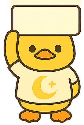 Bibiduck healing duck illustration