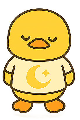 Bibiduck healing duck illustration