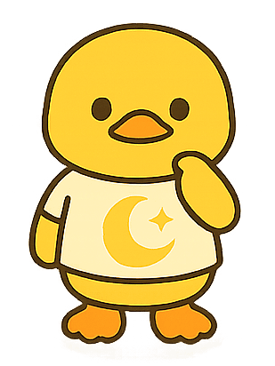 Bibiduck healing duck illustration